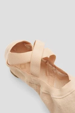 Deals ❤️ BLOCHSTORE-US Ladies Synchrony Stretch Canvas Ballet 👟 Shoes Pink Canvas ✨ -adults dance shoes store S0625L PNK 10