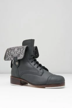Brand new 👏 BLOCHSTORE-US Adult City Tap Boot Black Leather 😍 -adults dance shoes store S0902L 5 scaled