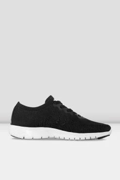 Coupon 😍 BLOCHSTORE-US Adult Omnia Lightweight Knited 👟 Sneakers Black Mesh Knit 😉 -adults dance shoes store S0926L BLK INSIDE