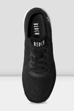 Coupon 😍 BLOCHSTORE-US Adult Omnia Lightweight Knited 👟 Sneakers Black Mesh Knit 😉 -adults dance shoes store S0926L BLK TOP