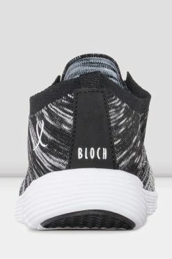 Cheap 🎁 BLOCHSTORE-US Adult Omnia Lightweight Knited 👟 Sneakers Black White Knit 😍 -adults dance shoes store S0926L BWH BACK