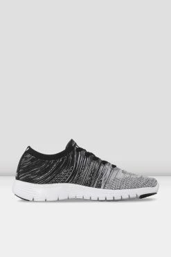 Cheap 🎁 BLOCHSTORE-US Adult Omnia Lightweight Knited 👟 Sneakers Black White Knit 😍 -adults dance shoes store S0926L BWH INSIDE