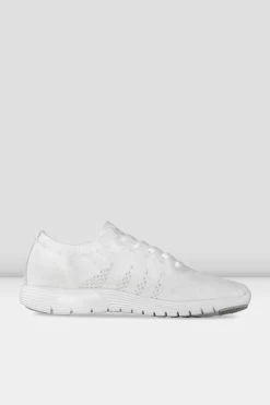 Buy ⭐ BLOCHSTORE-US Adult Omnia Lightweight Knited 👟 Sneakers White Knit 🌟 -adults dance shoes store S0926L WHT INSIDE