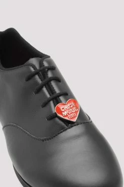 New 🌟 BLOCHSTORE-US Ladies Chloe And Maud Tap 👟 Shoes Black Leather ⌛ -adults dance shoes store dofaUxI8