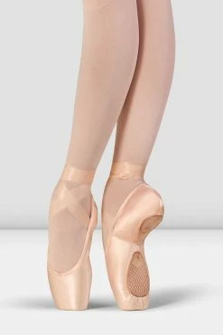 Best deal ✨ BLOCHSTORE-US Elegance Stretch Pointe 👟 Shoes Pink Satin 😉