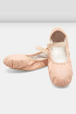 Promo 🤩 BLOCHSTORE-US Ladies Giselle Leather Ballet 👟 Shoes Pink Leather 🎁 -adults dance shoes store lVDFpGhw