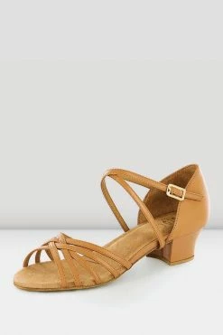 Best deal 😉 BLOCHSTORE-US Ladies Annabella Latin Practice 👟 Shoes Natural Leather 😀