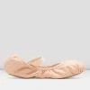 Promo 🤩 BLOCHSTORE-US Ladies Giselle Leather Ballet 👟 Shoes Pink Leather 🎁
