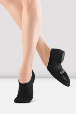 Coupon ⭐ BLOCHSTORE-US Ladies Phantom Stretch Canvas Jazz 👟 Shoes Black Canvas ✔️